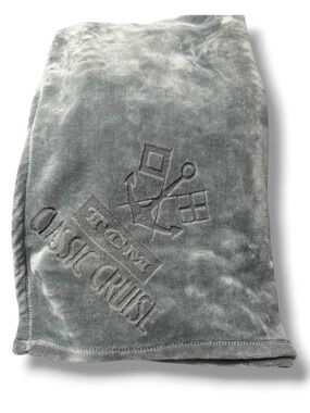 TCM Classic Cruise 2019 Cozy Soft Grey Blanket Throw Turner Classic Movies
